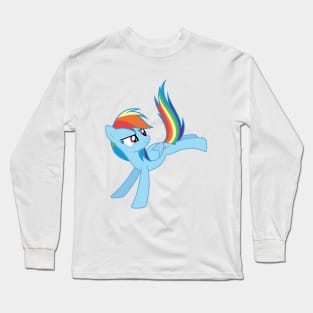 Rainbow Dash buck Long Sleeve T-Shirt